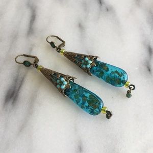 Colors of the Sea Glass Earrings